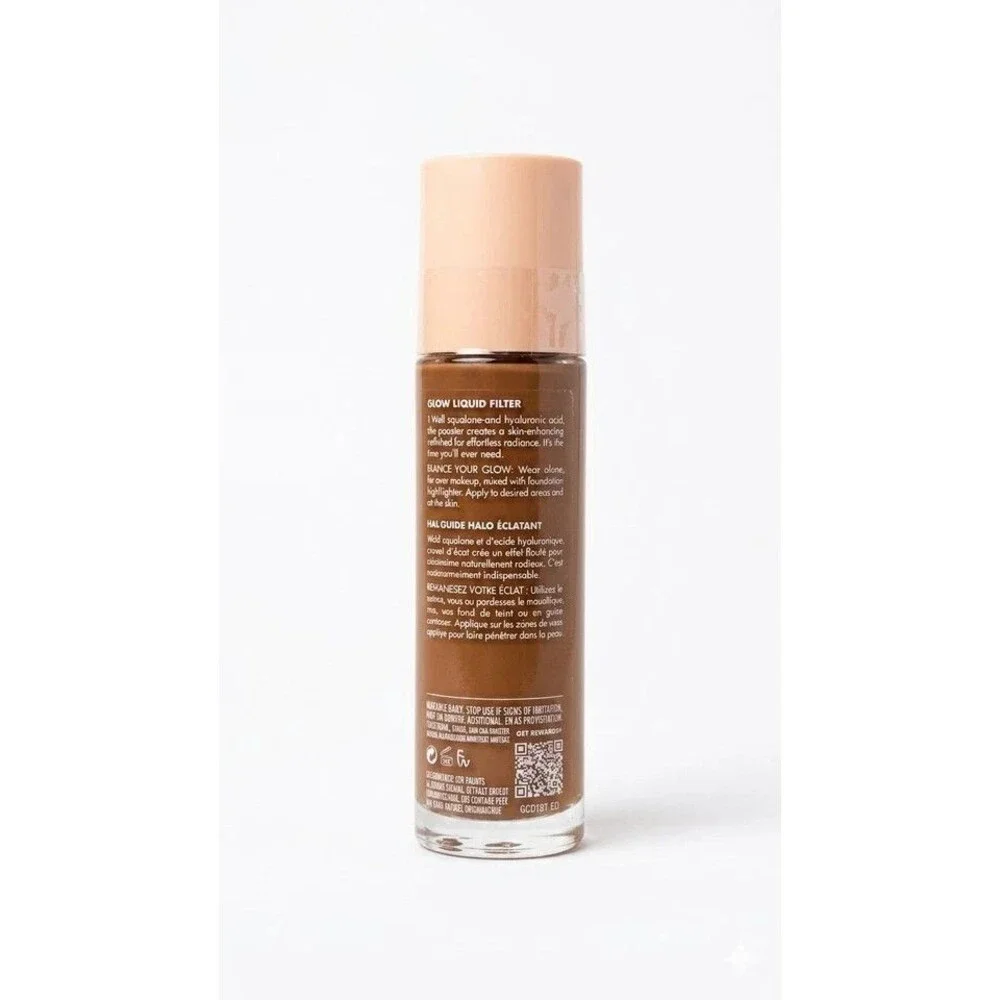 e.l.f. Halo Glow Liquid Filter Shade 8 Rich 1.06 fl oz New Sealed Glow Booster
